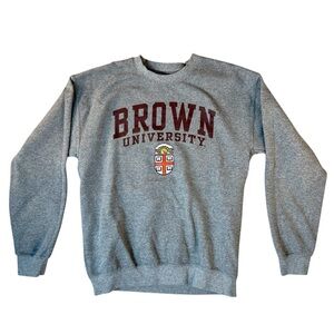 Brown University Gray Crewneck Size Medium